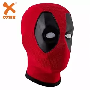 Xcoser Deadpool Wade Wilson Mask Cosplay Props Knitted Full Face Adult Halloween - Picture 1 of 8