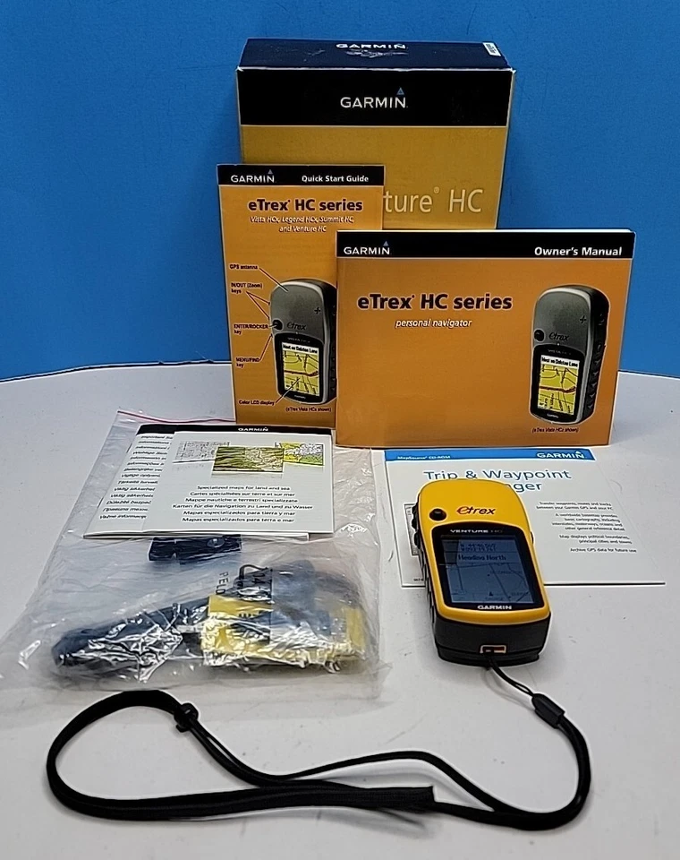 Garmin Handheld Etrex Venture HC GPS With CD.  - Image 1 of 4