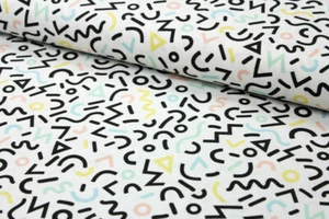 PASTEL SCANDI SCANTRIX MEMPHIS Novedad Tela Cortina Decoración Material 55"" de ancho - Imagen 1 de 7