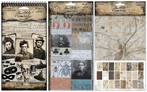 Tim Holtz Halloween 2024 Sticker Book, Collage Strips & Backdrops - 3 Items - Picture 1 of 9