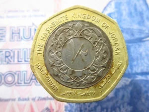 Turkey 1/2 Dinar 1997 World Money Coin bh7k - Picture 1 of 2