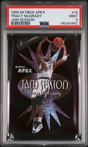1999 Skybox Apex Basketball Tracy McGrady #10 Jam Session PSA 9 Raptors Low POP! - Picture 1 of 3