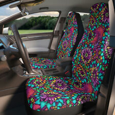 Tie Dye Boho Hippie Car Seat Covers Retro Mod Hippie Van Seat Cover Car Gift