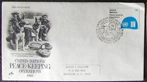 United Nations FDC PEACE-KEEPING OPERATIONS New York 1980 (1-92) - Picture 1 of 1