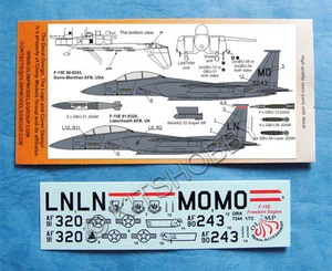 Juego de conversión actualización Freedom Eagles resina Olimp 1/72 F-15E - Imagen 1 de 4