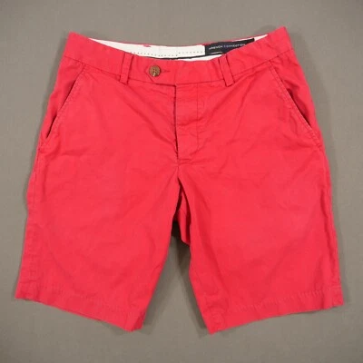 French Connection 短裤女式 28 红色平底百慕大休闲 — 第 1/4 张图片