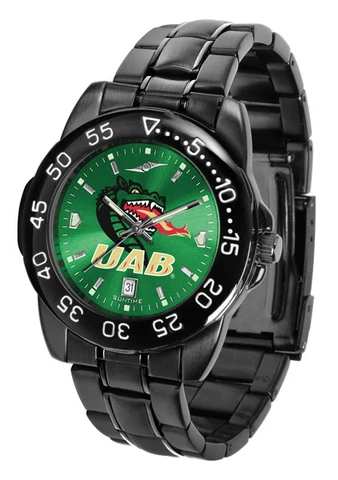 UAB Blazers Licensed Men Fantom Sport AnoChrome Watch and Dog Tag Cover