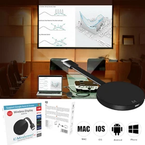 Phone to HDMI TV Wireless WiFi Adapter Cable For iPhone 13 12 Samsung Android - Picture 1 of 14