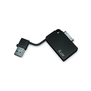 iLuv ICB9BLK Mini CuteSync 30-pin charge/Sync cable for your Mac or Windows PC - Picture 1 of 3