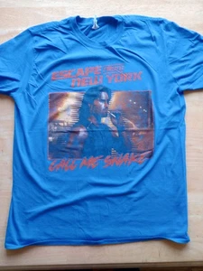 KURT RUSSELL Escape From New York Shirt Call Me Snake Blau XL Official Pliskin - Bild 1 von 4