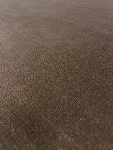 Tela de tapicería de terciopelo de felpa marrón rico Yoma La Fenice Sable de 3,5 yardas - Imagen 1 de 13