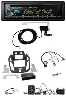 Pioneer MP3 Lenkrad CD USB DAB Autoradio für Ford Transit Connect 2013-2018 schw - Bild 1 von 4