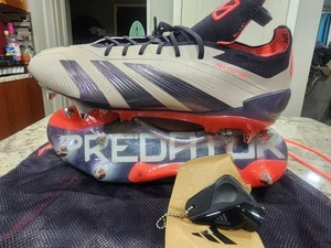 Adidas Herren Predator Elite Fold Over Tongue SG Platinum Metallic ID0919 Größe 11 - Bild 1 von 14