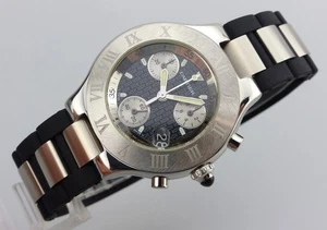 CARTIER 21 Chronoscaph Chronograph Quarz - 2424 - Bild 1 von 11