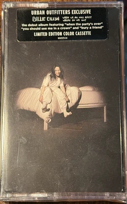 Billie Eilish WHEN WE ALL FALL ASLEEP, WHERE DO WE GO? Orange UO CASSETTE - Image 1 of 4