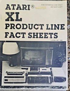 Atari XL Product Line Fact Sheets ONLY; Original - Atari 400/800/XL/XE - Picture 1 of 1