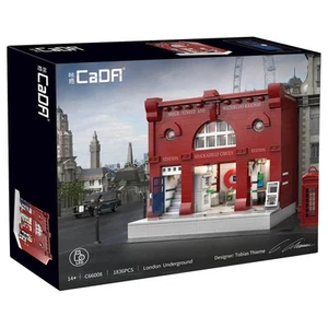CaDA Bricks London Subway Station - 1836 pcs Brick Construction Kit For Age 14+ - Picture 1 of 4