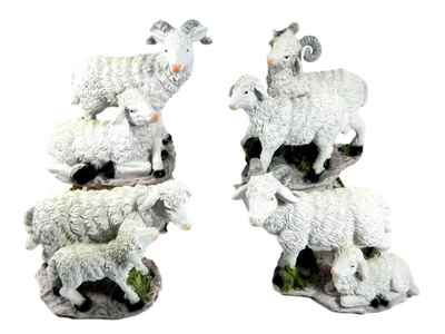 Pecore e Capre per Pastori alti Cm 30 - Modello a scelta - Animali per Presepe - Immagine 1 di 4