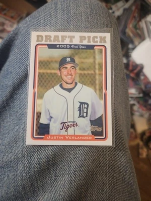 Topps DP 2005: #677 Justin Verlander DP RC CASI NUEVO-COMO NUEVO O MEJOR Foto 1 de 2