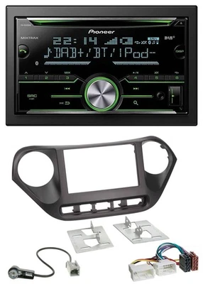 Pioneer Bluetooth MP3 DAB 2DIN USB CD Autoradio für Hyundai i10 (ab 2013) - Bild 1 von 4