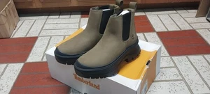 Timberland Damen Slipper Chelsea Boots 6,5 braun mit klobiger Gummisohle - Bild 1 von 14