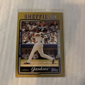 GARY SHEFFIELD 2005 TOPPS GOLD /2005 #40 YANKEES - Picture 1 of 2