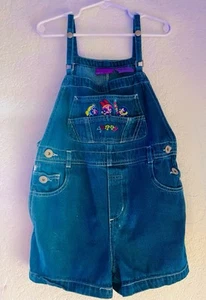 VTG Cartoon Network 2002 PowerPuff Girls Overalls Size 6x - Picture 1 of 4
