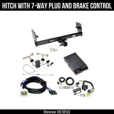 Hitch Tow PKG+ Brake Control For 05-15 Toyota Tacoma 44746 2" Receiver Class 3 - Image 1 of 4