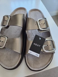 Ladies Silver Next Sandals - Picture 1 of 1