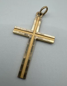 croix ancienne MURAT - plaque or - Imagen 1 de 3