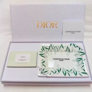 Christian Dior Maison Lucky soap set Soap & Soap Dish Tray Flower Ceramics Gift - Picture 1 of 5