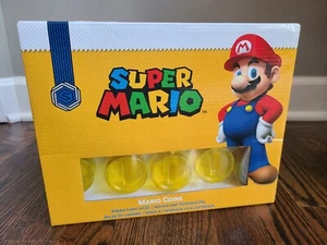 Nintendo Super Mario Coins String Light Set of 10 Clear Yellow 2017 NEW - Picture 1 of 5