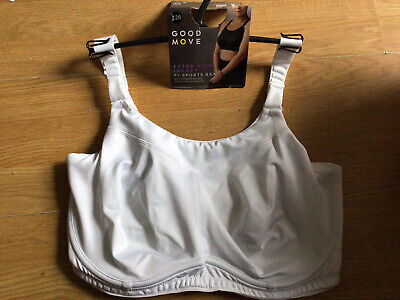 White Underwired  Extra High Impact Sports Bra Size 40h From M&s Bnwt Rrp £28 • 11.99€