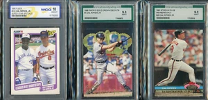 LOT of 3 Cal Ripken Jr 1990 Fleer #634 Topps Stadium Club #26 Pacific Gold #4 - Picture 1 of 7