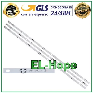 KIT 3 BARRE STRIP 8 LED PER TV LG 43" POLLICI LG4309 / UF64-UHD-A 875 mm - Foto 1 di 1