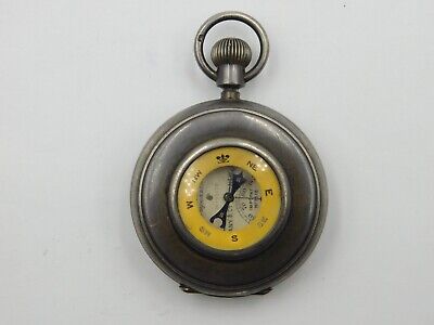 Antique Tiffany & Co. Pocket Barometer / Thermometer / Compass W/ Sterling Case • 133.59$
