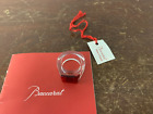 Signet Ring Red And Light IN Crystal Baccarat Size 51/52