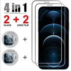 für iPhone 12 PRO MAX 11 Xs XR 7 8 6S Displayfolie Hartglas Glas Linse Schutz