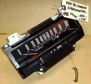 1975 1976 OEM Cadillac Speedometer Head -49K Original Miles- Tested!  *VGC* - Picture 1 of 1
