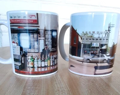 Juego de tazas de café con foto de McCuddy's Tavern de los Chicago White Sox Comiskey Park Rate Field Foto 1 de 4