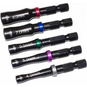 Lot embouts de vitesse pour écrou conducteur MIP 9615 4,0 mm 5,5 mm 7,0 mm 8,0 mm - Photo 1 sur 1