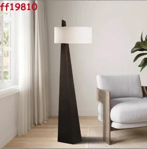 Wabi Sabi Style Iron Triangle Floor Lamp Nordic Sofa Standing Light Table Lamp - Picture 1 of 8