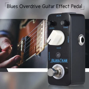 MOOER BLUES CRAB Classic Blues Overdrive Guitar Effect Pedal Full Metal E8B0 - Picture 1 of 9