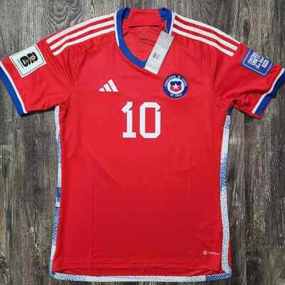 2023 Adidas Chile Home Soccer Jersey Alexis Sanchez Men M Colo Colo Arsenal - Image 1 of 4