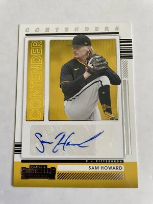 2021 Panini Contenders Autograph SAM HOWARD Pirates Prospect Auto - Image 1 of 3