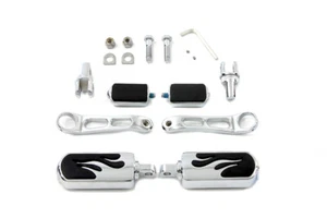HARLEY Flame Style Heel Rest and Footpeg Kit fits 0- All, - Picture 1 of 1