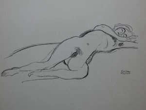 Gustav Klimt - Akt, 1910 - Bild 1 von 4