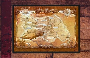 Empyrean Series World Map – from Fourth Wing & Iron Flame by Rebecca Yarros - Picture 1 of 7