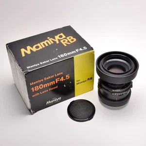 Mamiya Sekor 180mm f4.5 Lens for RB67 RZ67 + Original Box + Lens Hood - Picture 1 of 6