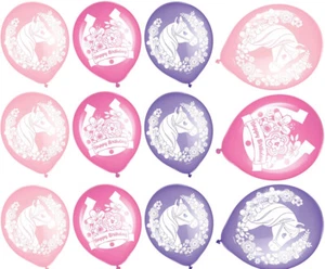 PONY Saddle Up Latex Balloon (12) Girls Birthday Party Decoration Supplies Horse - Picture 1 of 5